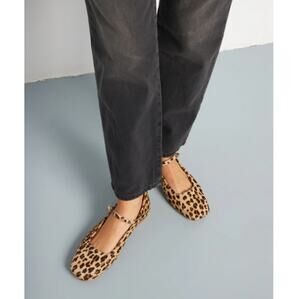 Augusta Women's Leopard Print Calf Hair Julieta Mary Janes Size 7